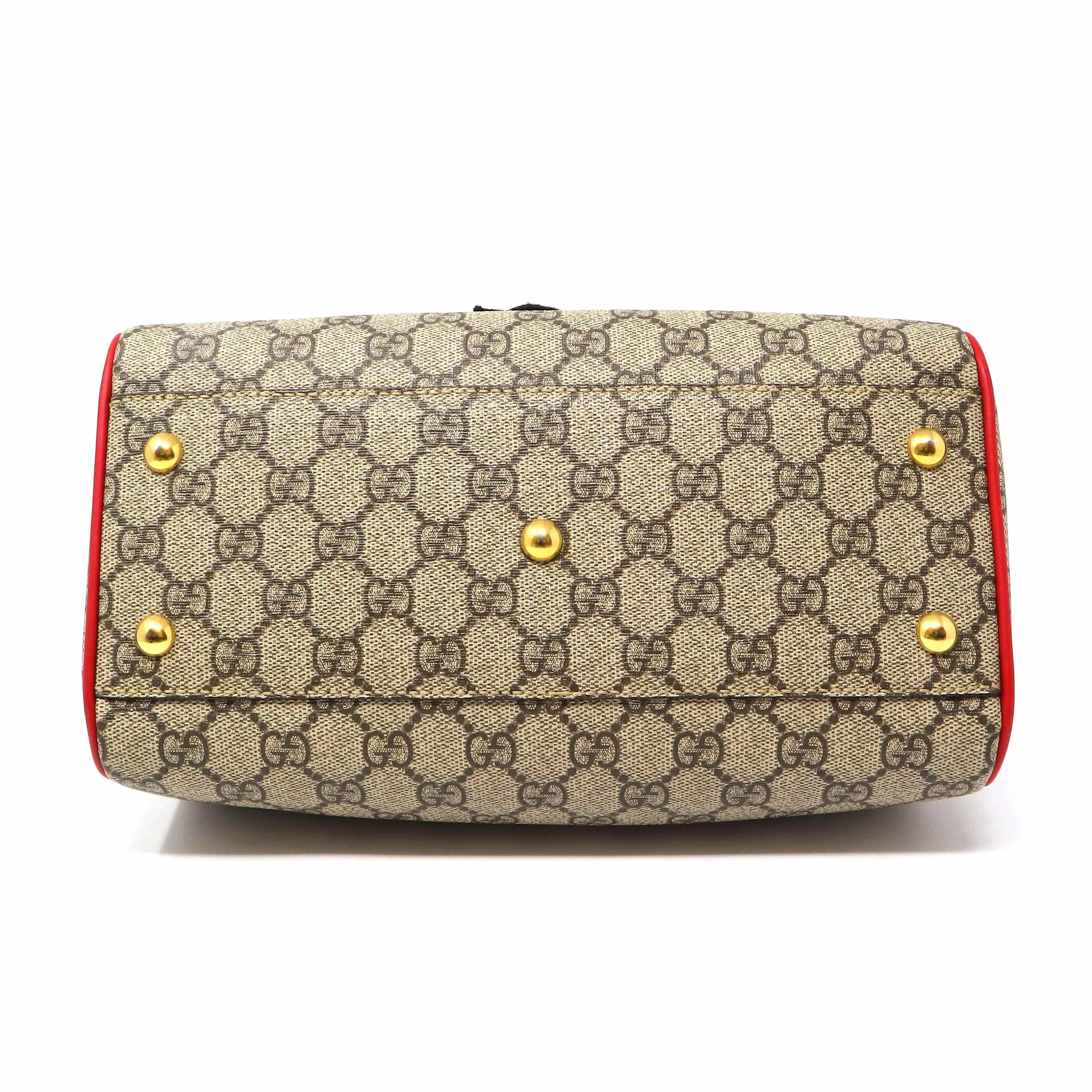 Gucci mini boston with crossbody strap