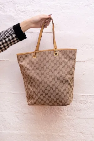 Gucci Monogram Canvas Bucket Bag - AGL1578