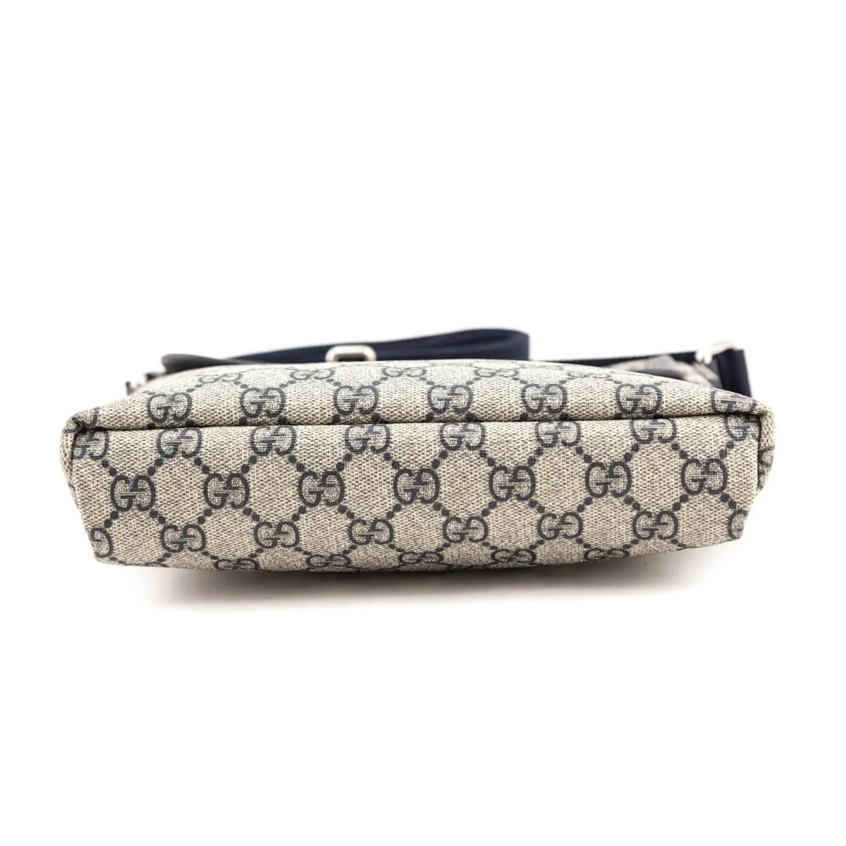 Gucci Navy GG Supreme Small Messenger Bag