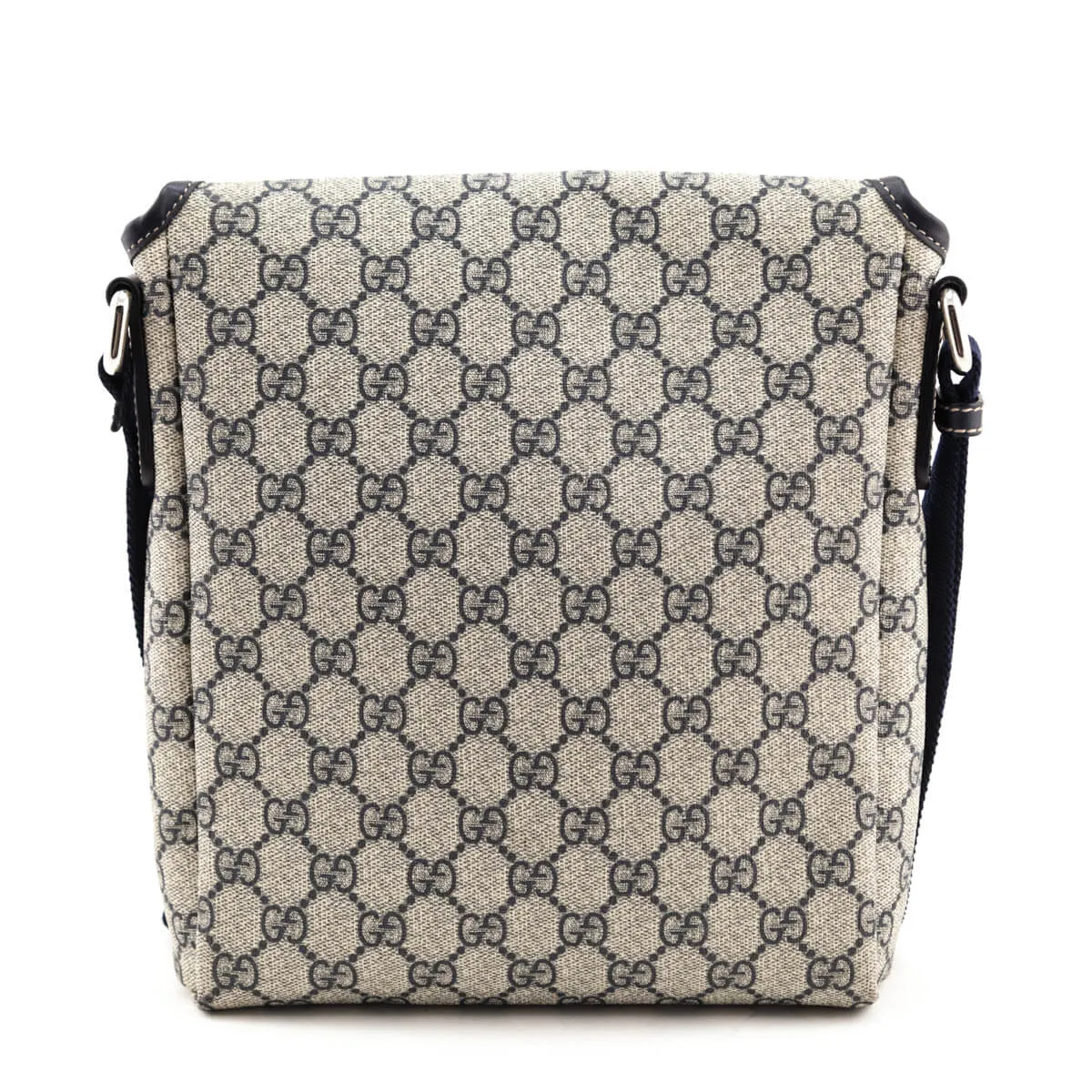 Gucci Navy GG Supreme Small Messenger Bag