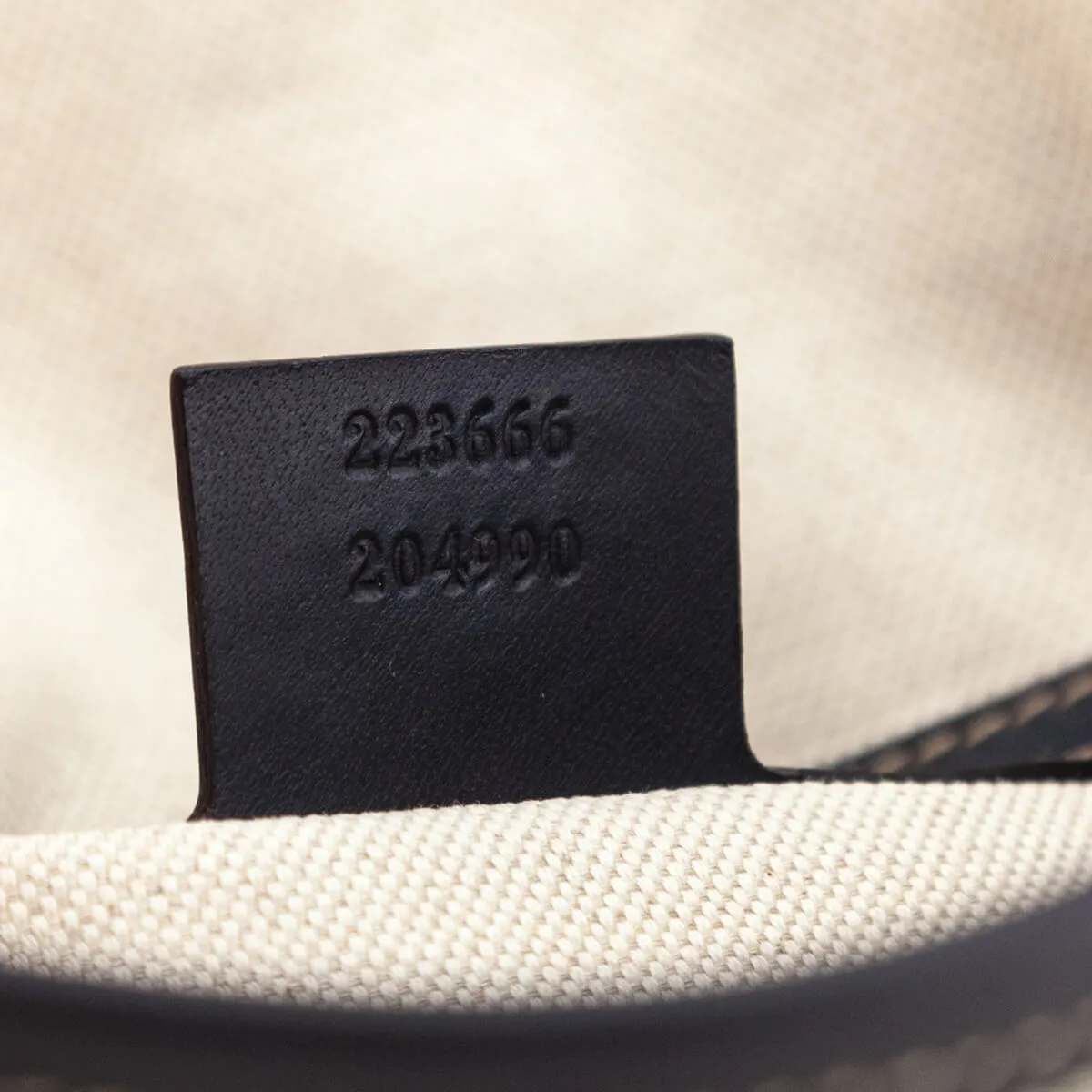 Gucci Navy GG Supreme Small Messenger Bag