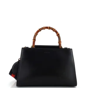 GUCCI Nymphaea Top Handle Bag Leather Small