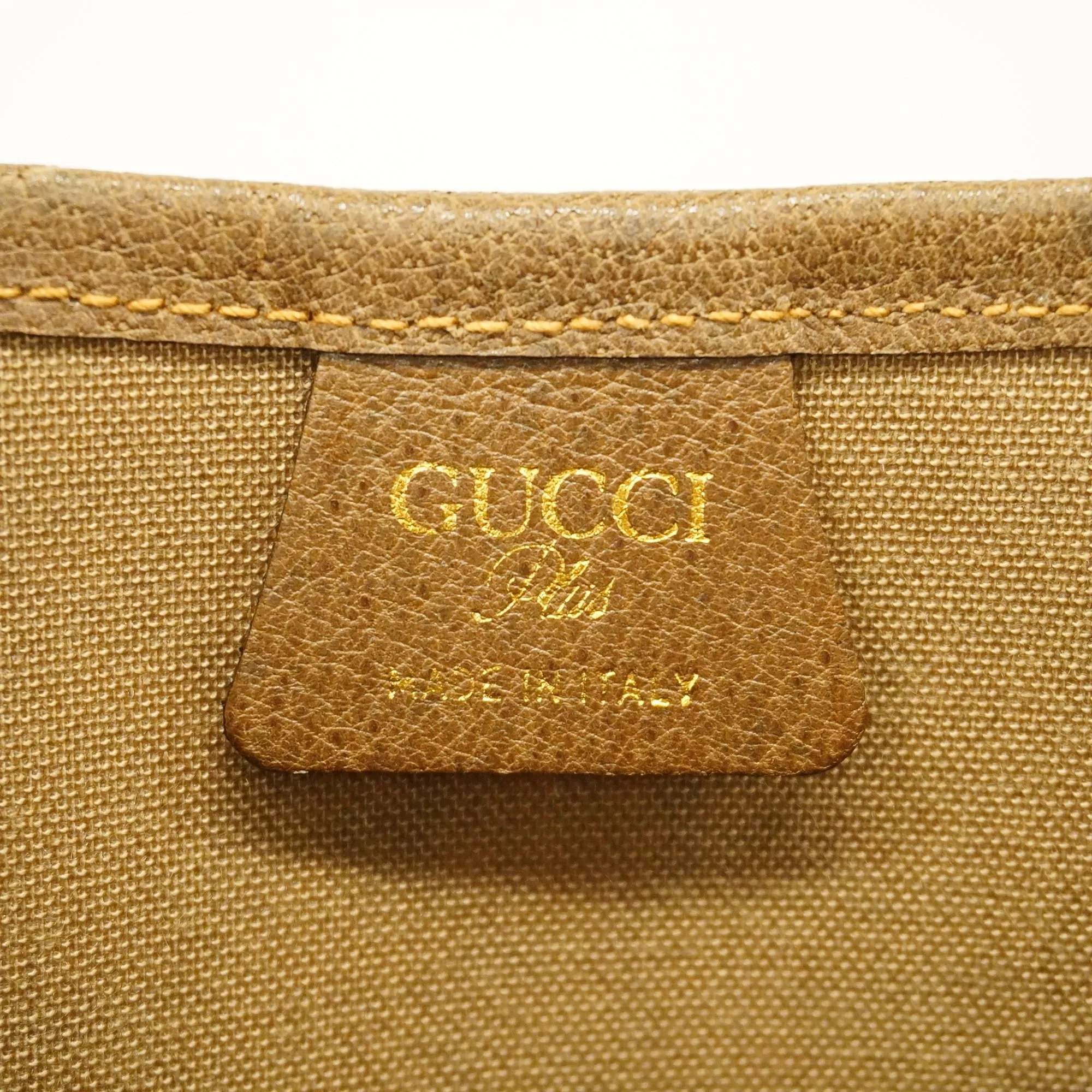 Gucci  Sherry Line Tote Bag 137396 Women's GG Plus,PVC Tote Bag Beige