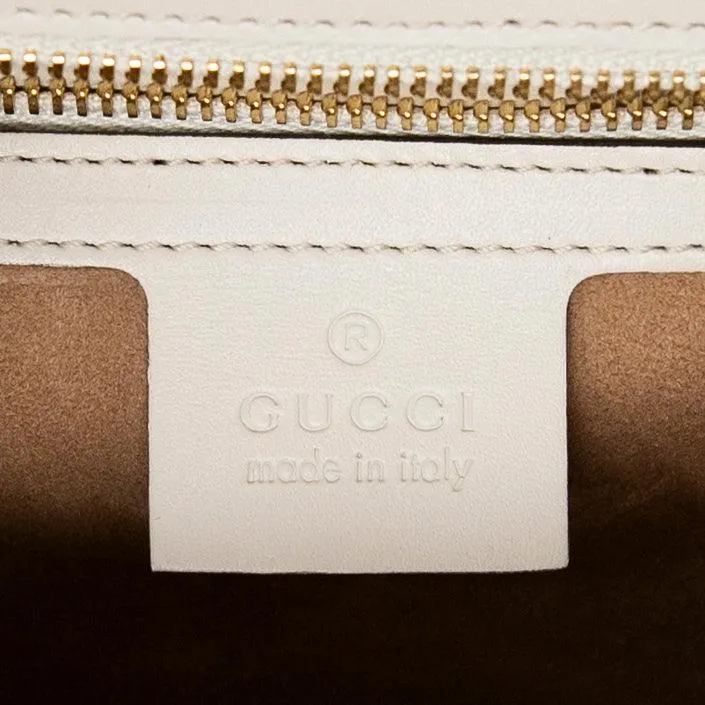 Gucci White Small Sylvie Bag