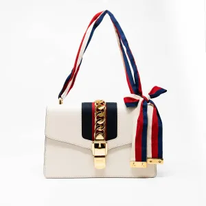 Gucci White Small Sylvie Bag