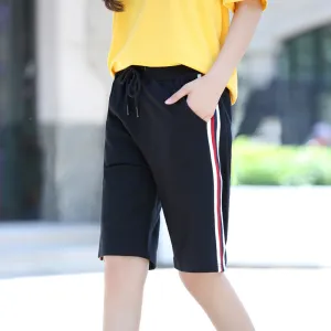 Gym Shorts Women Summer Loose INS Outdoor Jogging Korean Casual High Waist BF Pants Straight Bermuda Shorts