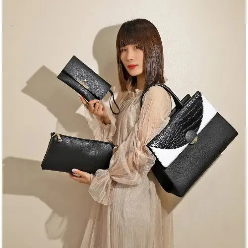 H1604 - Simple Striped Handbag