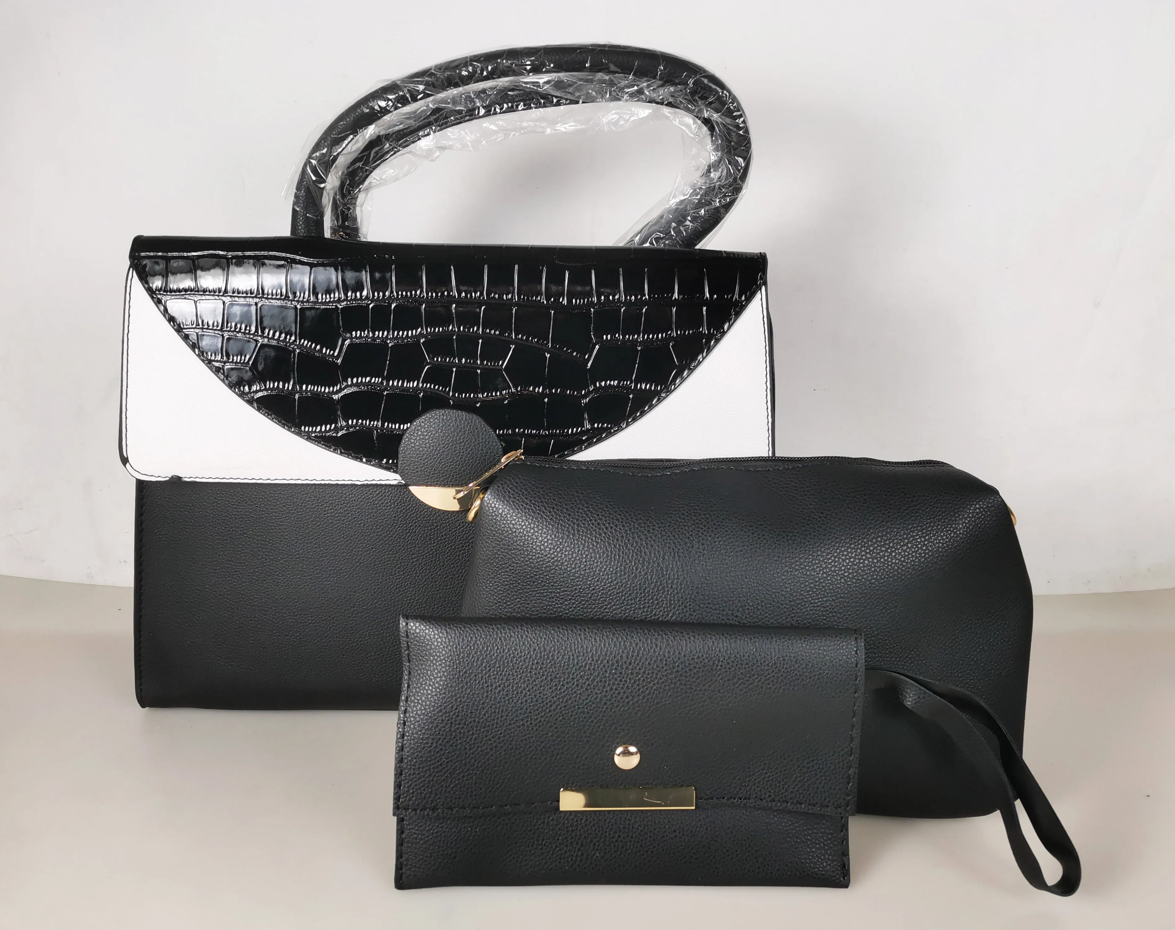 H1604 - Simple Striped Handbag