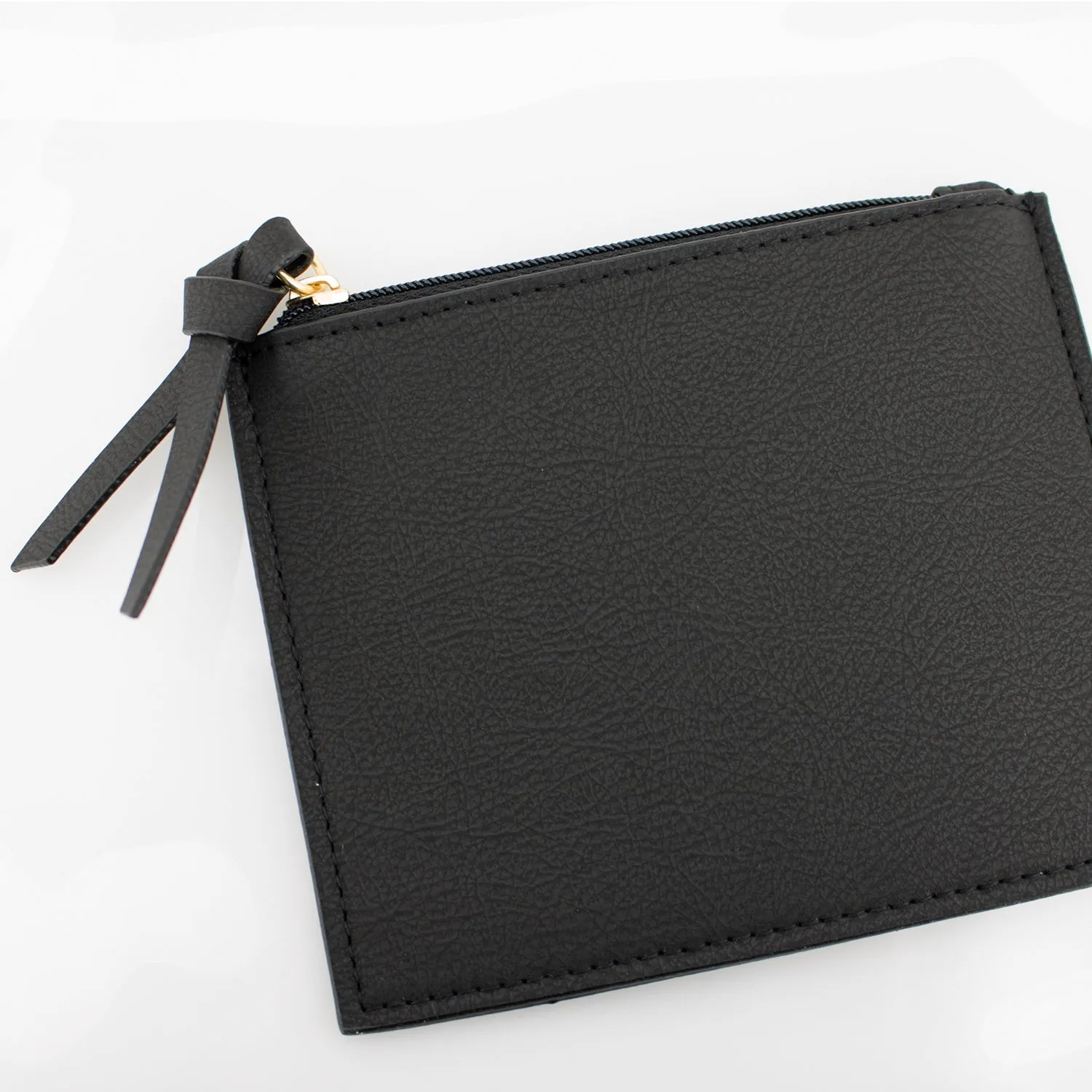 Half Moon Crossbody - Black and Clear