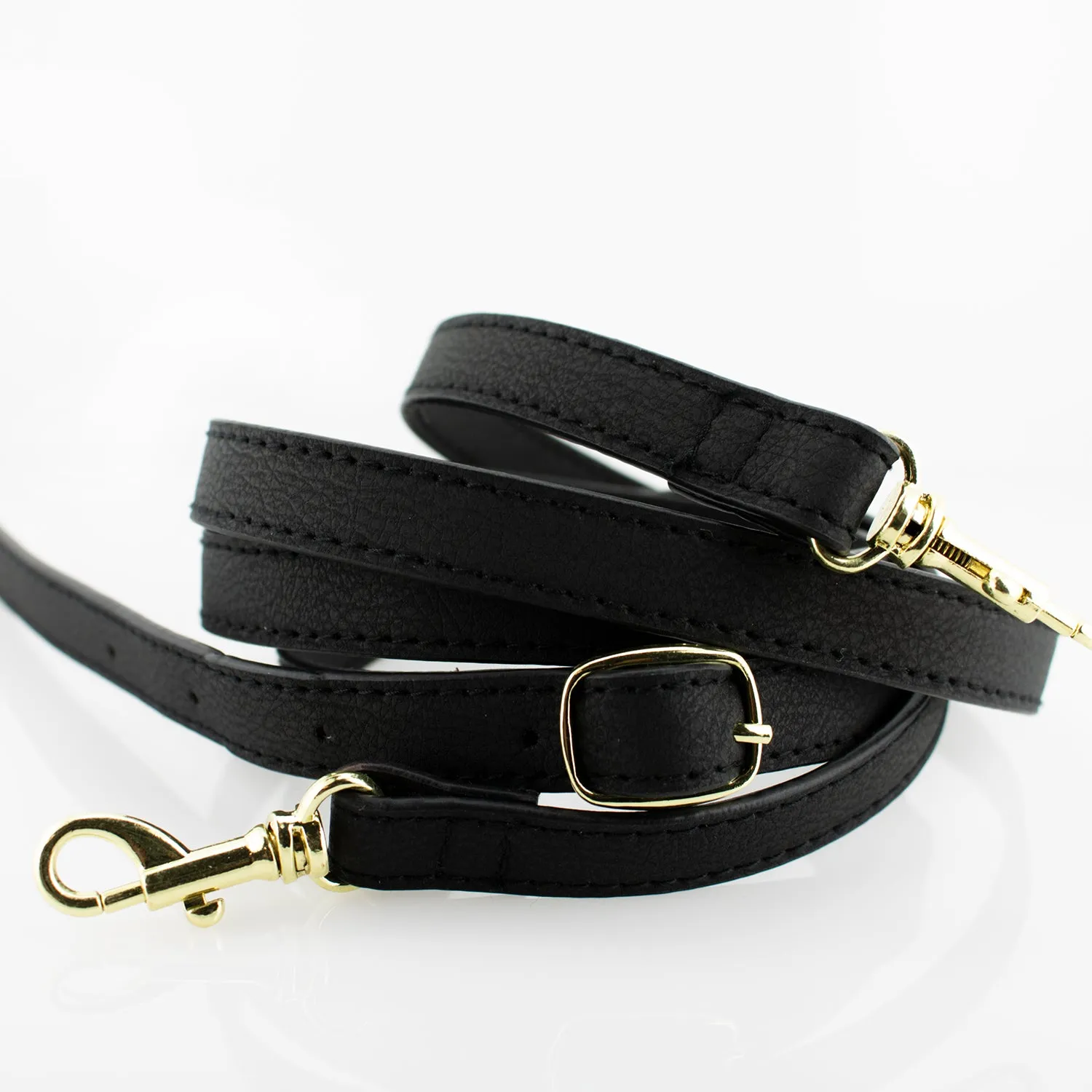 Half Moon Crossbody - Black and Clear