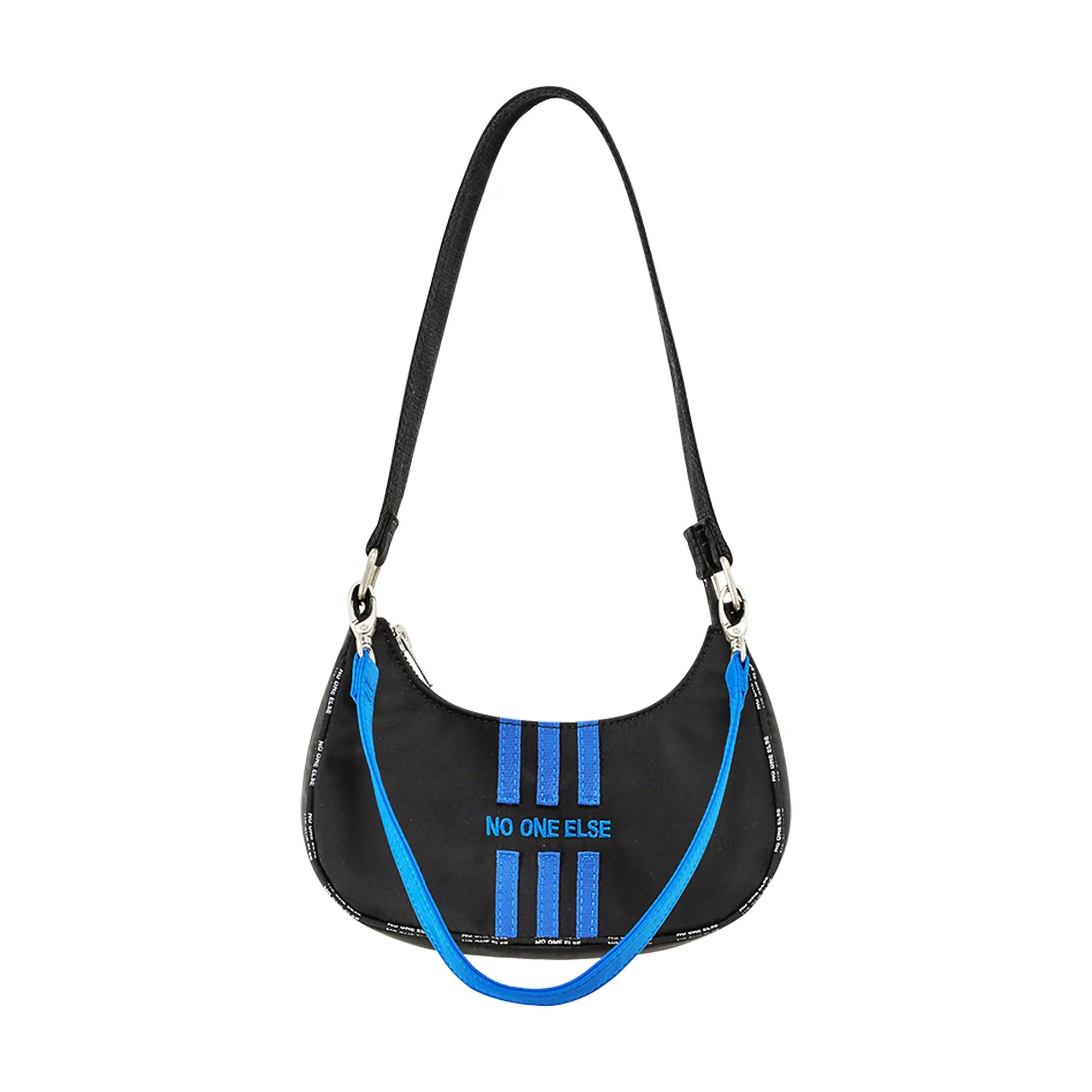 Half Moon Noe Colorblock Line Shoulder Bag