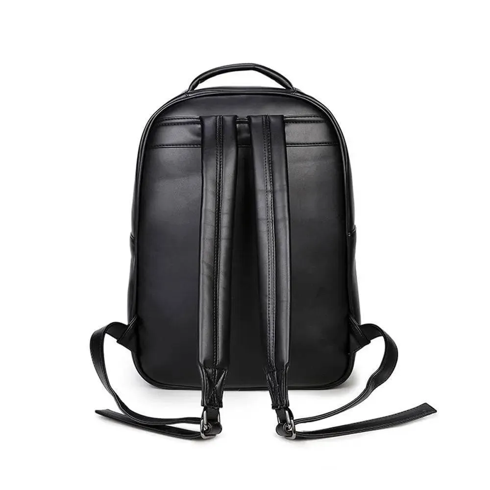 Halloween 3D Elf With Sword Faux Leather Backpack Laptop Computer Travelling Rucksack Bag