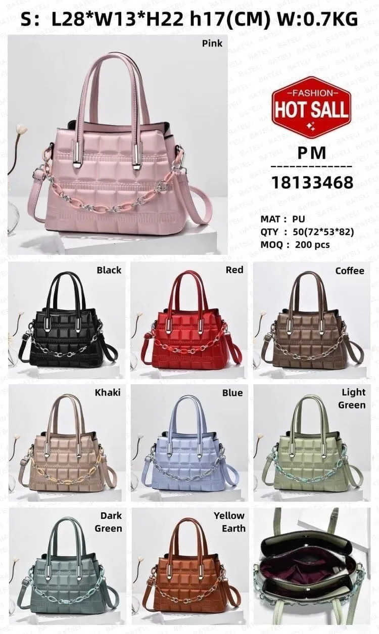 Handbags For Women With Multiple Internal Pockets Top Handle Satchel Shoulder Ladies Zippered Compartment Bags Wallets