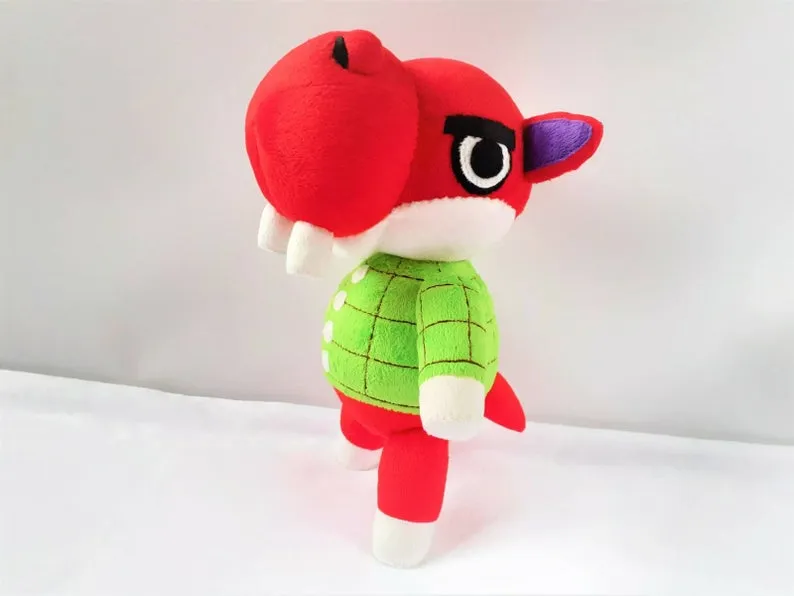 Handmade custom Biff the hippo plush