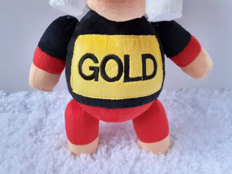 Handmade custom Biff the hippo plush