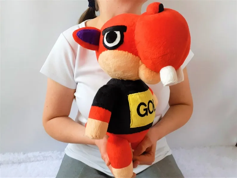 Handmade custom Biff the hippo plush