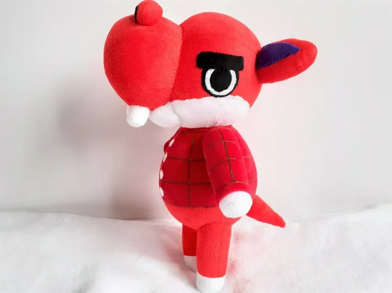 Handmade custom Biff the hippo plush