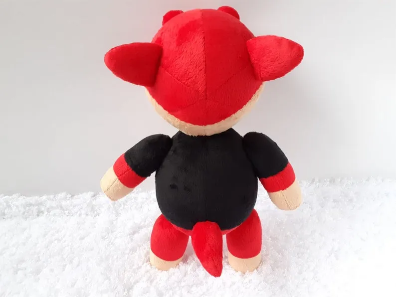 Handmade custom Biff the hippo plush