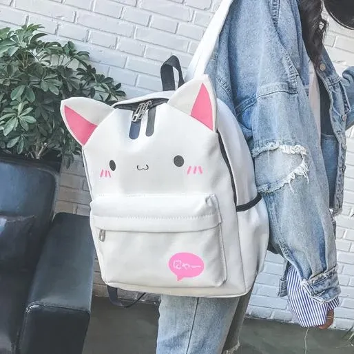 Happy Pink Kitty Backpack AD11286