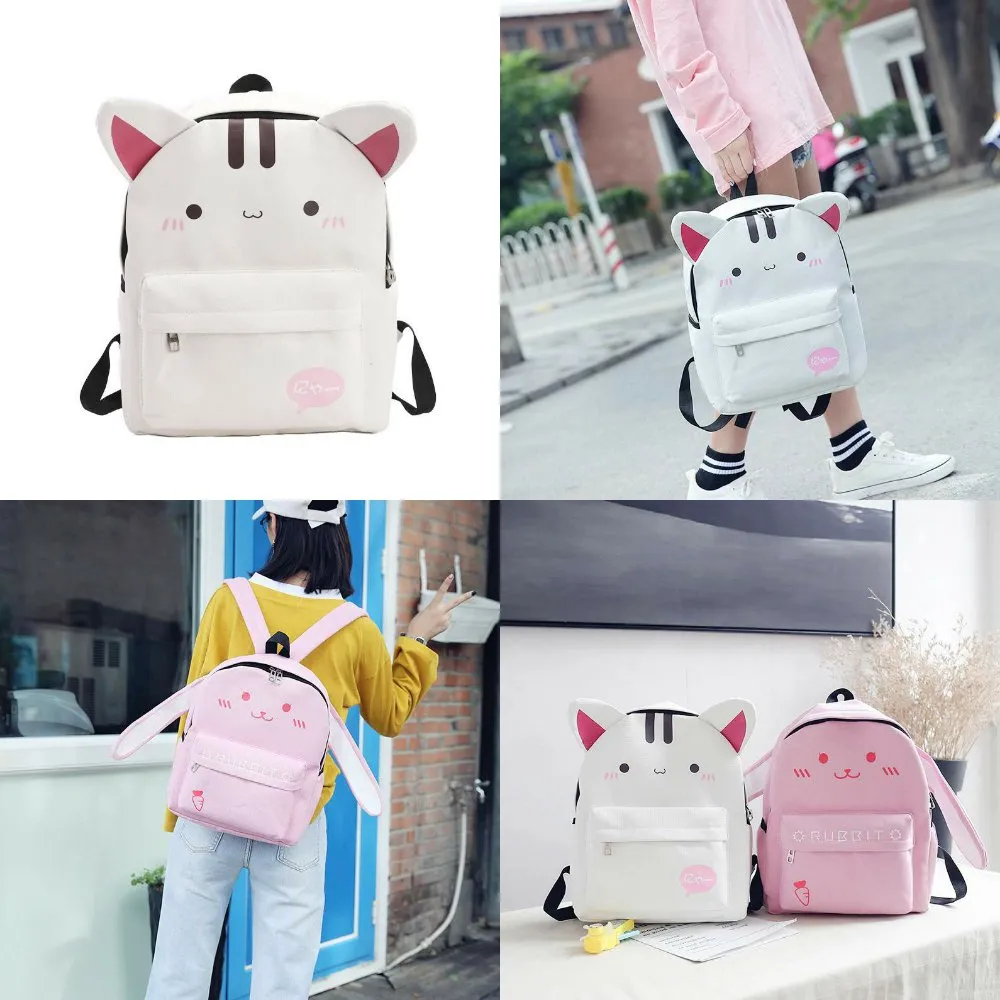 Happy Pink Kitty Backpack AD11286