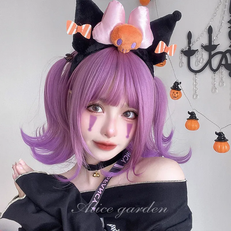 Harajuku Purple Short Wig
