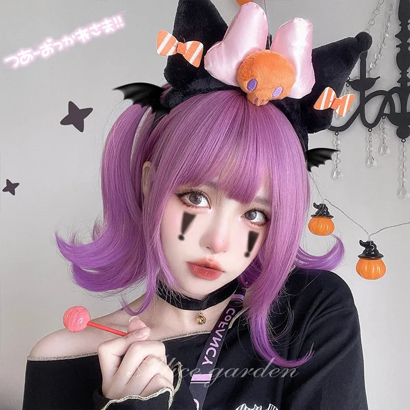 Harajuku Purple Short Wig