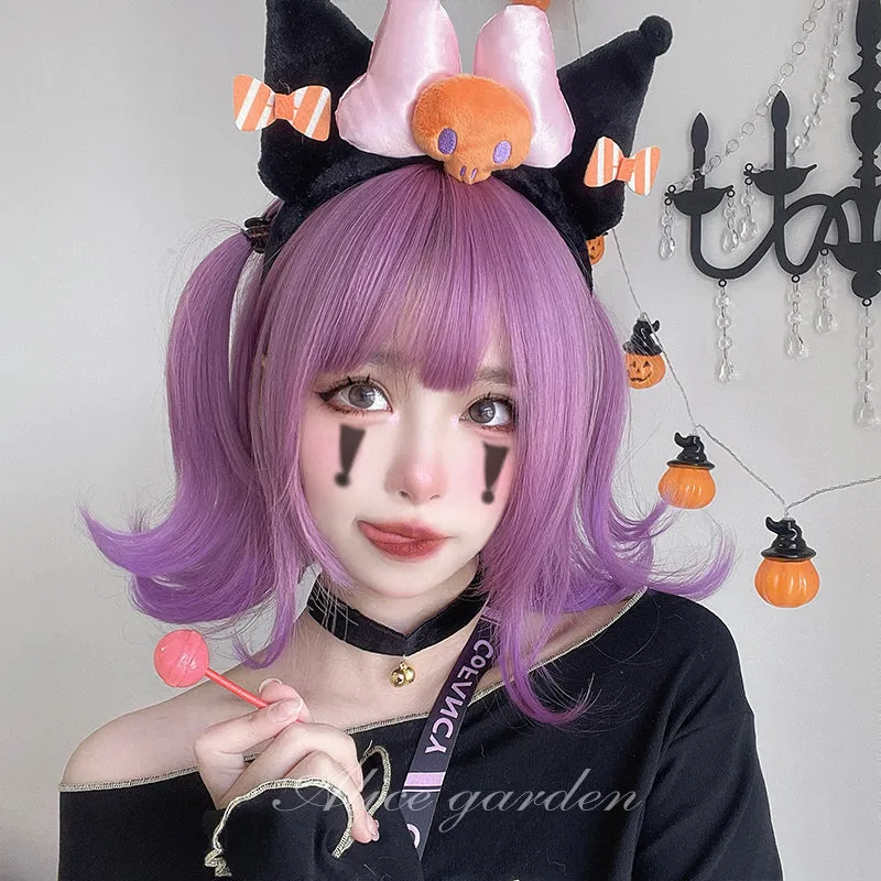 Harajuku Purple Short Wig