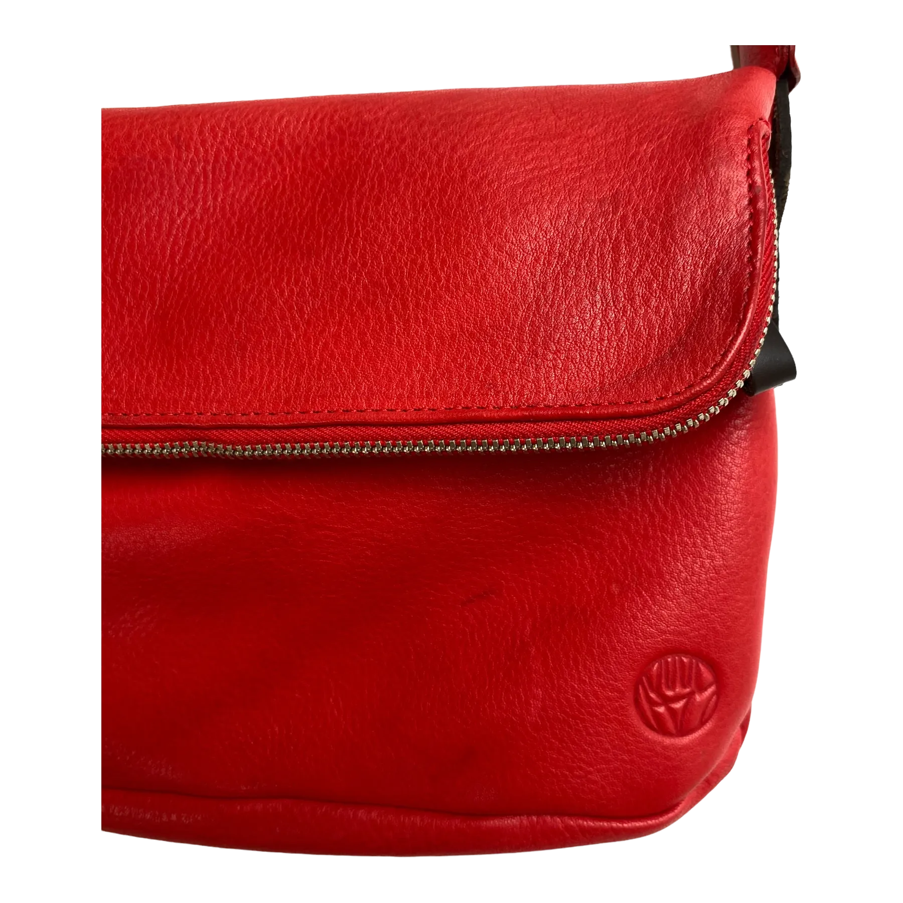 Harold's Bags leather chaza twosize handbag, red