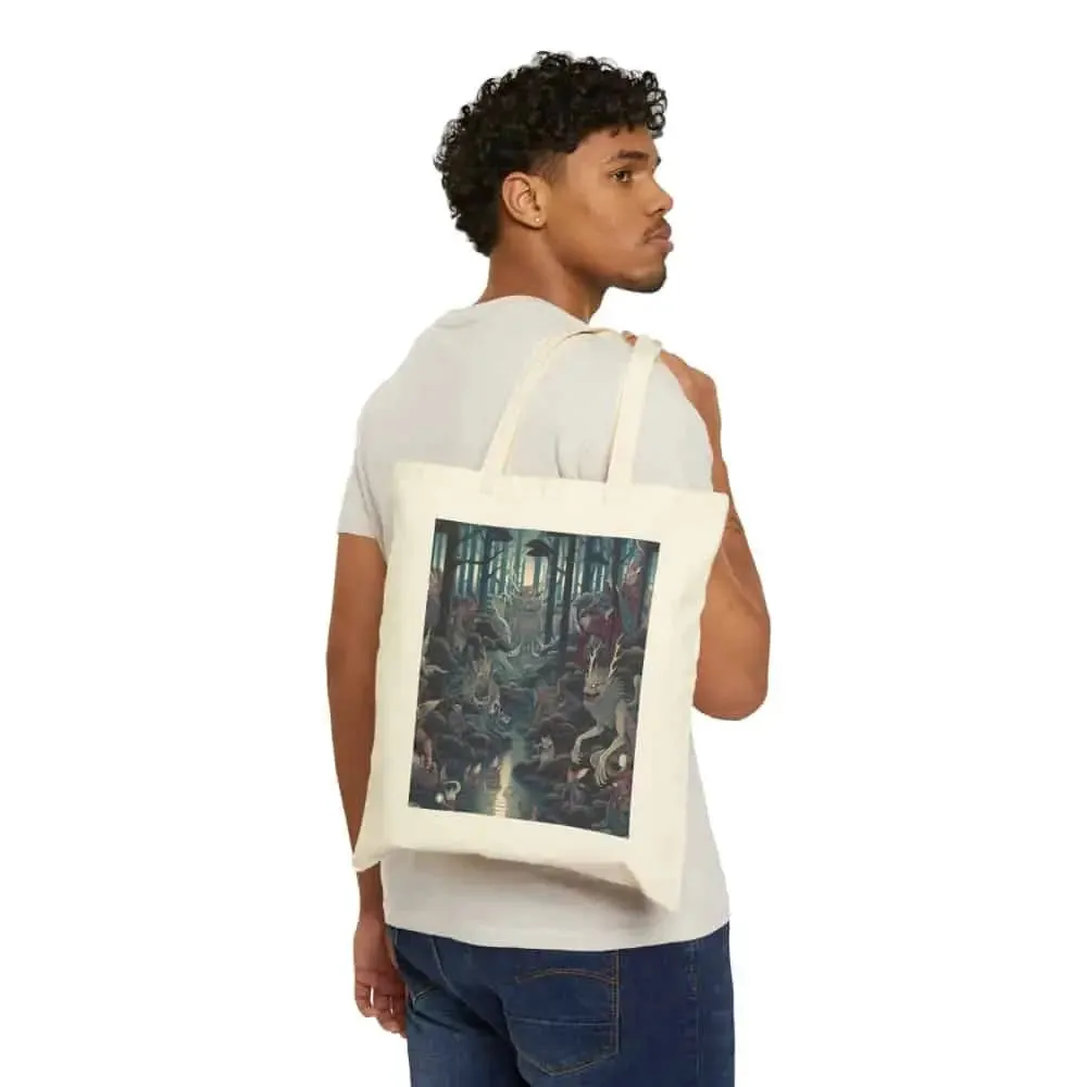 Haruki Hokusai - Japanese Yōkai Tote Bag