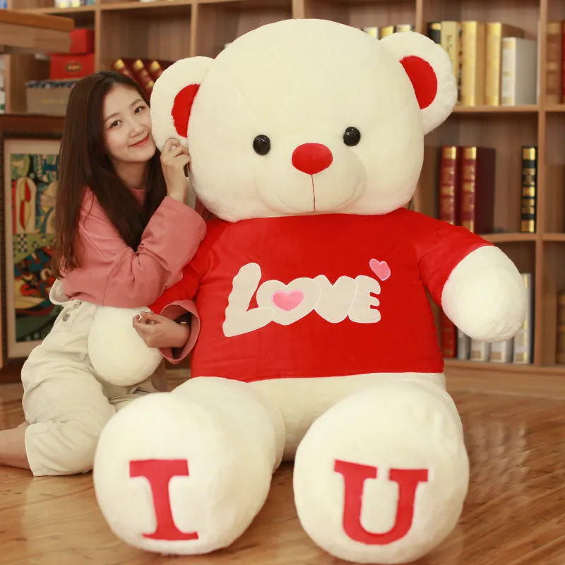 Heart Bear Pillow Plush Soft Toy