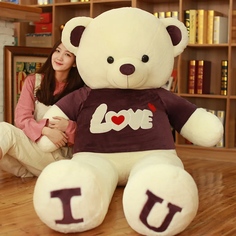 Heart Bear Pillow Plush Soft Toy
