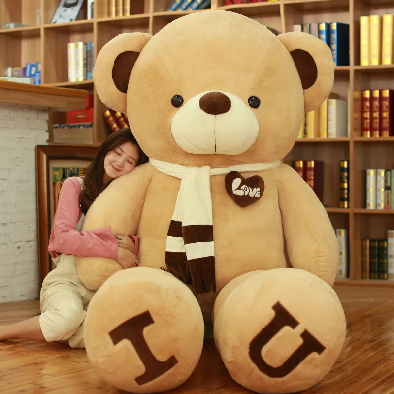 Heart Bear Pillow Plush Soft Toy