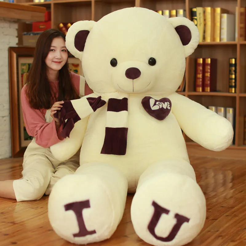Heart Bear Pillow Plush Soft Toy