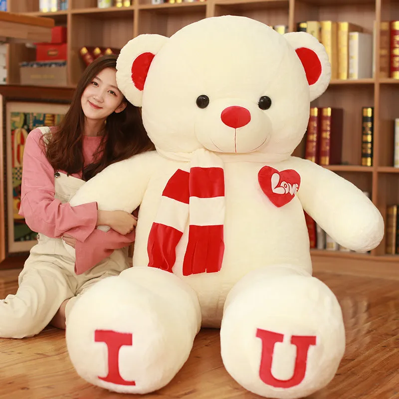 Heart Bear Pillow Plush Soft Toy