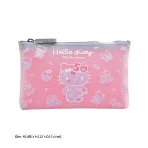 Hello Kitty Clear Pink Pouch