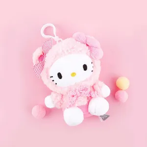 Hello Kitty Fluffy Hoodie Clip-On Plush