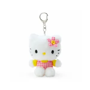 Hello Kitty Plush Mascot Keychain :Flower