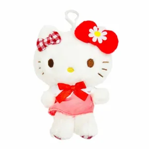 Hello Kitty Wing Gingham Clip-On Plush