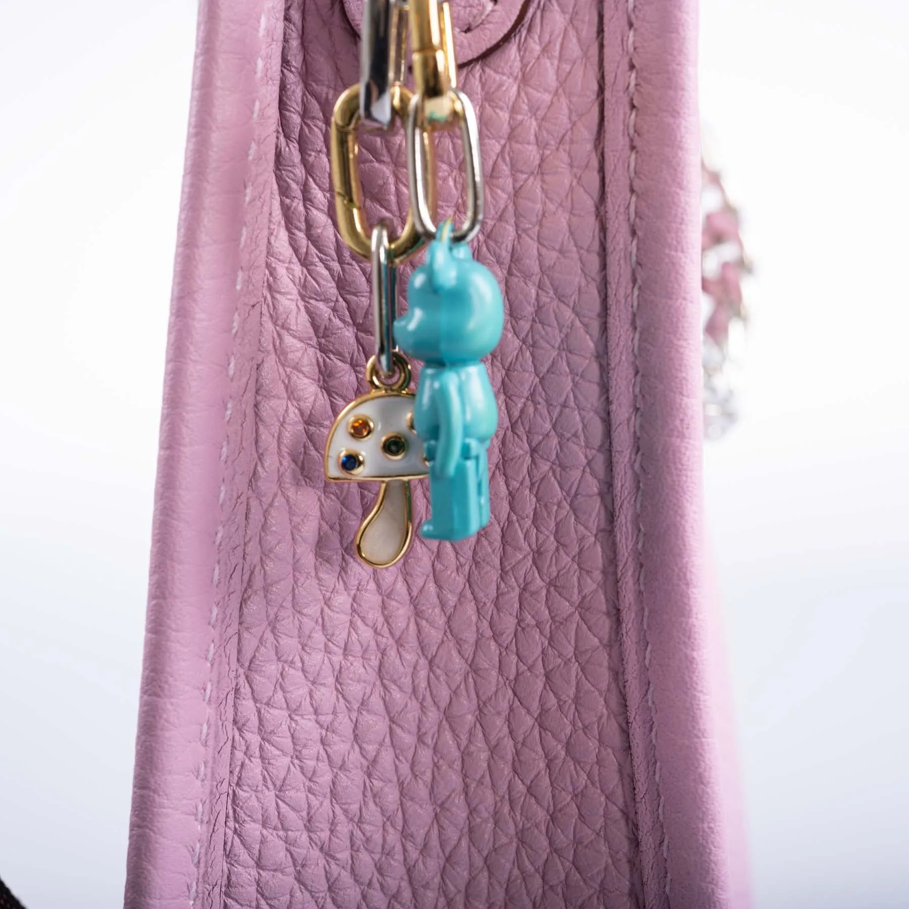 Hermès Evelyne TPM Mauve Sylvestre Clemence Palladium Hardware