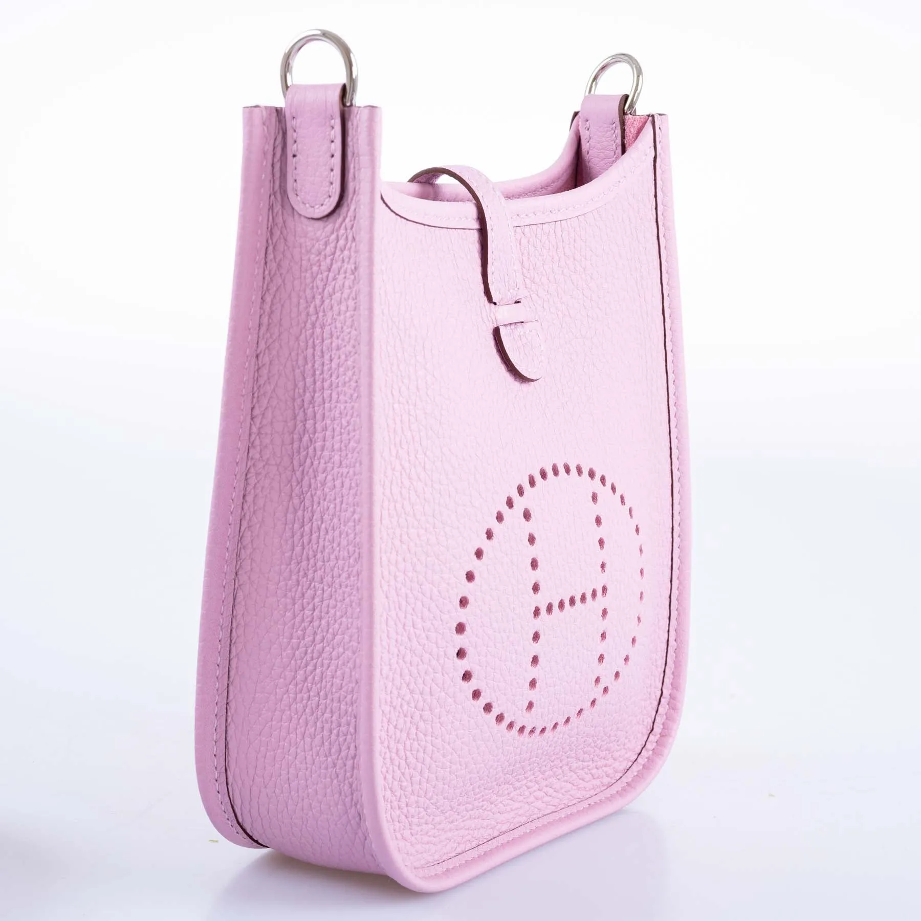 Hermès Evelyne TPM Mauve Sylvestre Clemence Palladium Hardware
