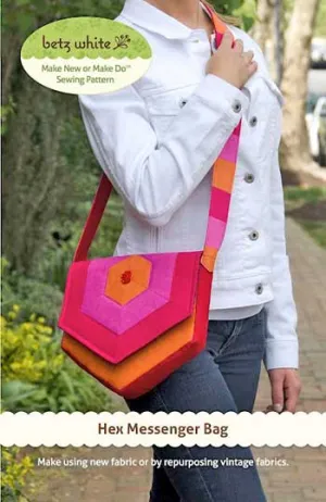 Hex Messenger Bag Pattern
