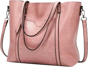 Hobo Bags For Women Retro Soft Leather Large Crossbody Bag Shoulder Handbags For Her Friends Travel College A