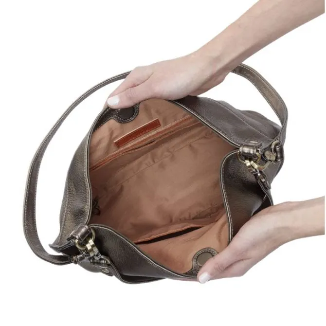 Hobo - Pier Shoulder Bag - Pewter