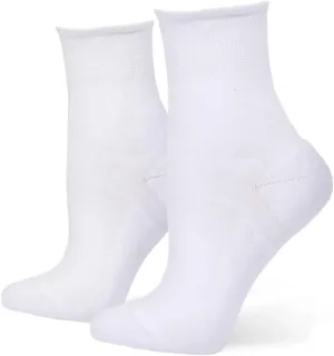 HUE Women's Sporty Shortie Sneaker Socks, White, One-Size