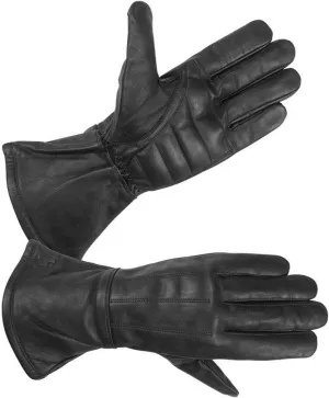 Hugger Ladies Water Resistant Classic Deerskin Gauntlet Glove