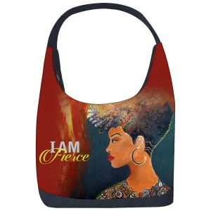 I Am Fierce Hobo Shoulder Bag
