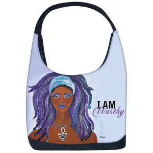 I Am Worthy Hobo Shoulder Bag