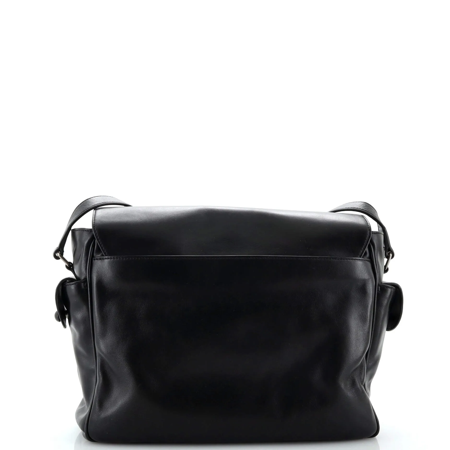 ID Flap Messenger Bag Leather Medium