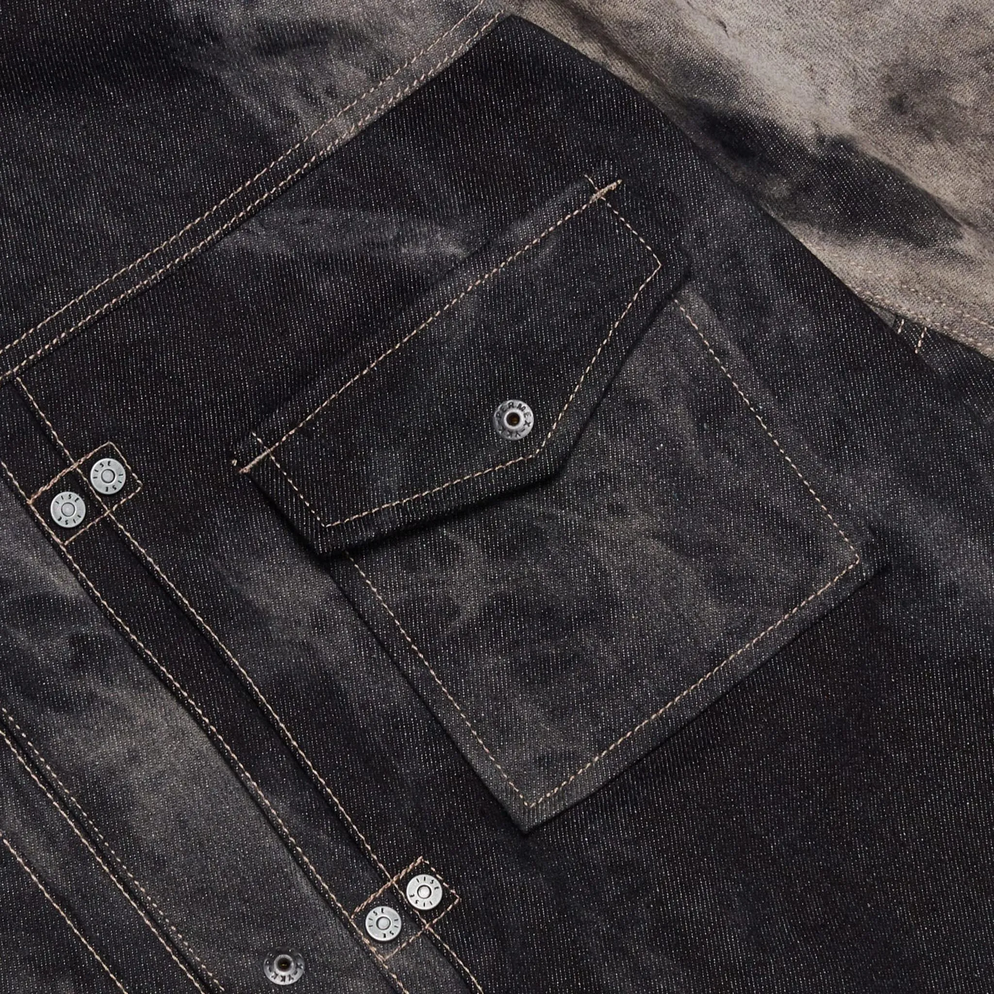 IISE Denim Jacket Black Acid