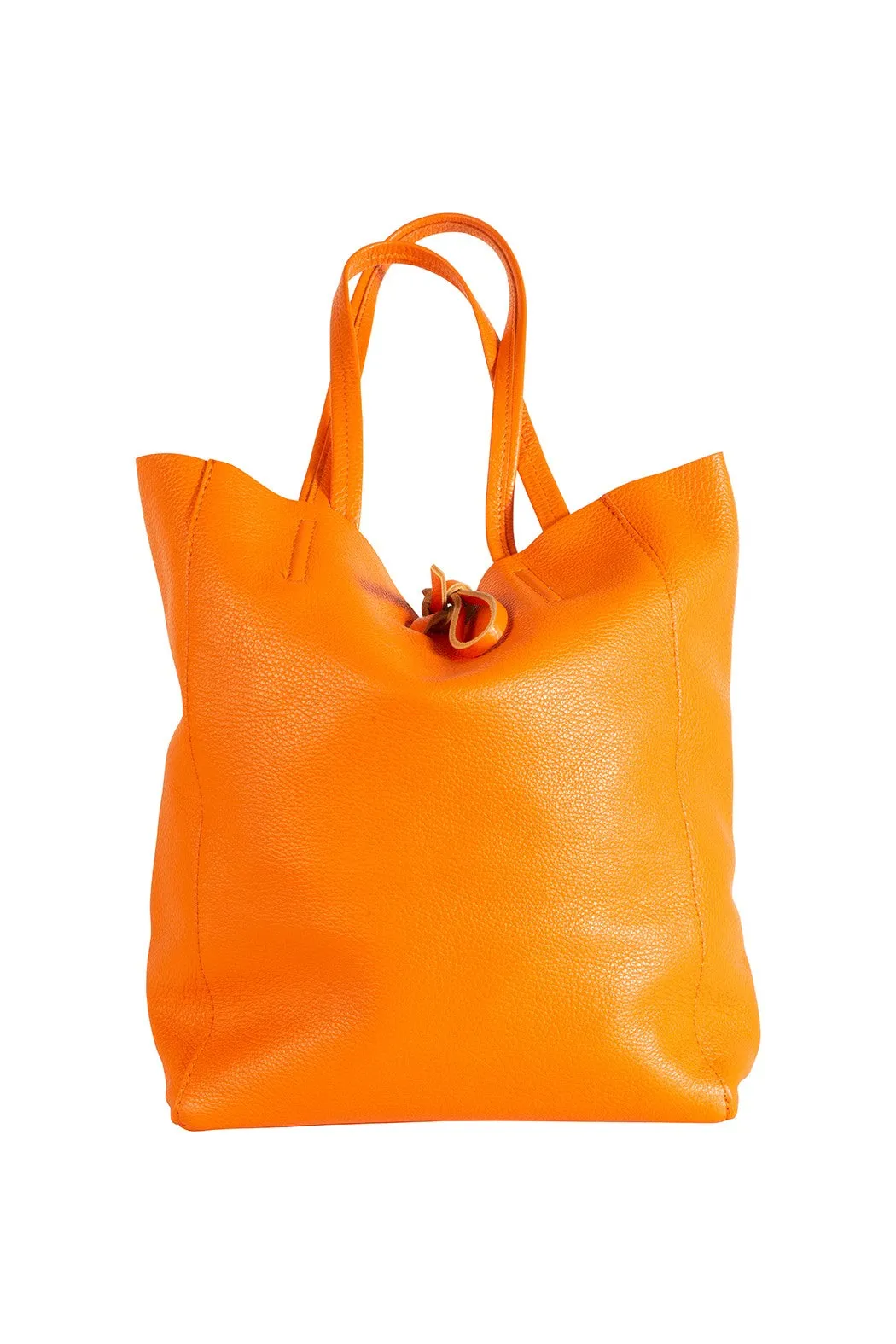 Il Giglio Leather Shopper Bag, Multiple Colours